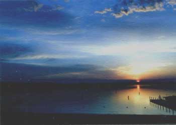 "Fontana Sunrise - On Lake Geneva WI" by Lester Crisman,  Walworth WI - Photography